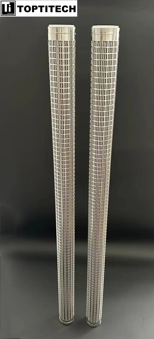 Cartucho Filtrante Pregueado Em Aço Inoxidável De 2 Mícrons DOE Para A Indústria Petroquímica best