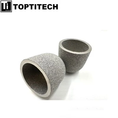 Copa Filtrante De Aço Inoxidável Poroso De 20 μm Para Distribuição De Gás Em Leito Fluidizado