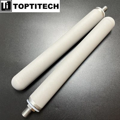 Tubo De Filtro Cilíndrico Poroso Em Titânio Gr1 De 40um Para Filtração De Vinho